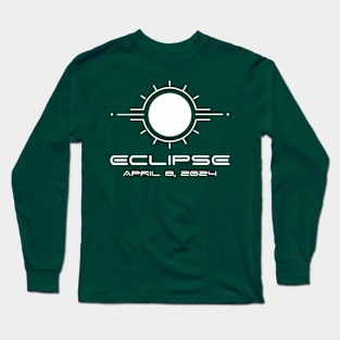 Eclipse Lover, Eclipse Event April 08, 2024 WHITE Long Sleeve T-Shirt